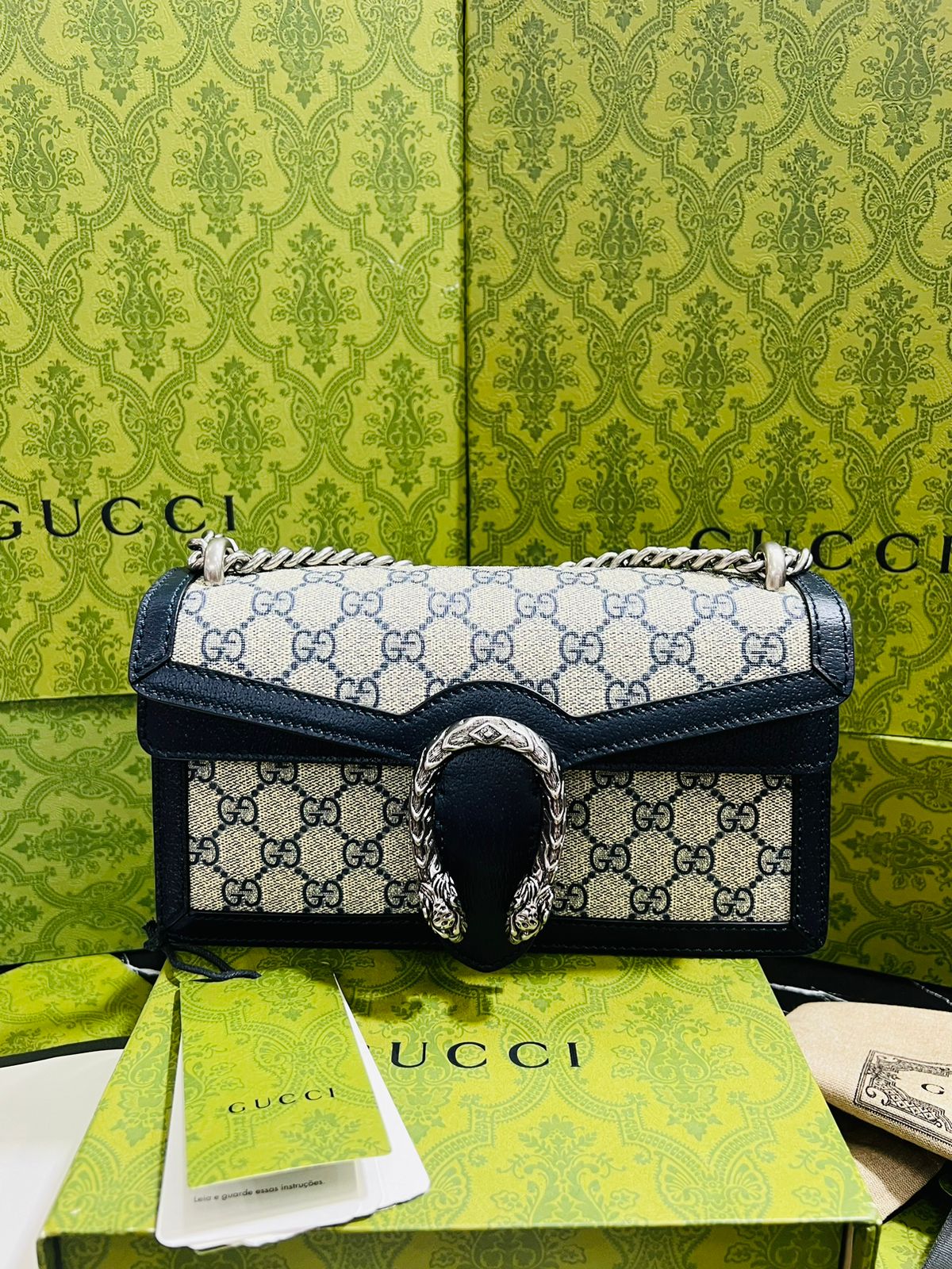 Gucci Negro Piel