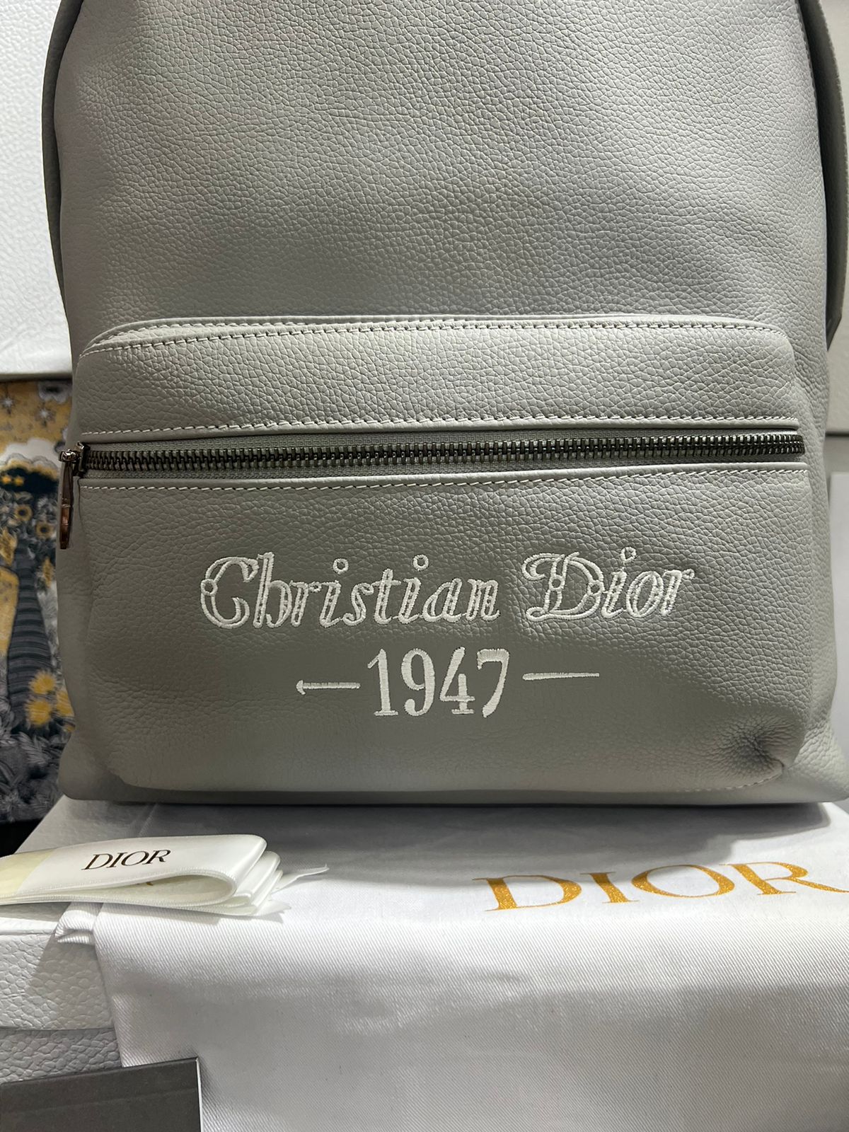 Christian Dior Gris Piel