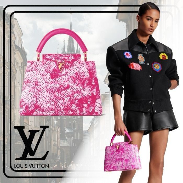 Louis Vuitton Capucine Edición Especial Rosa Piel