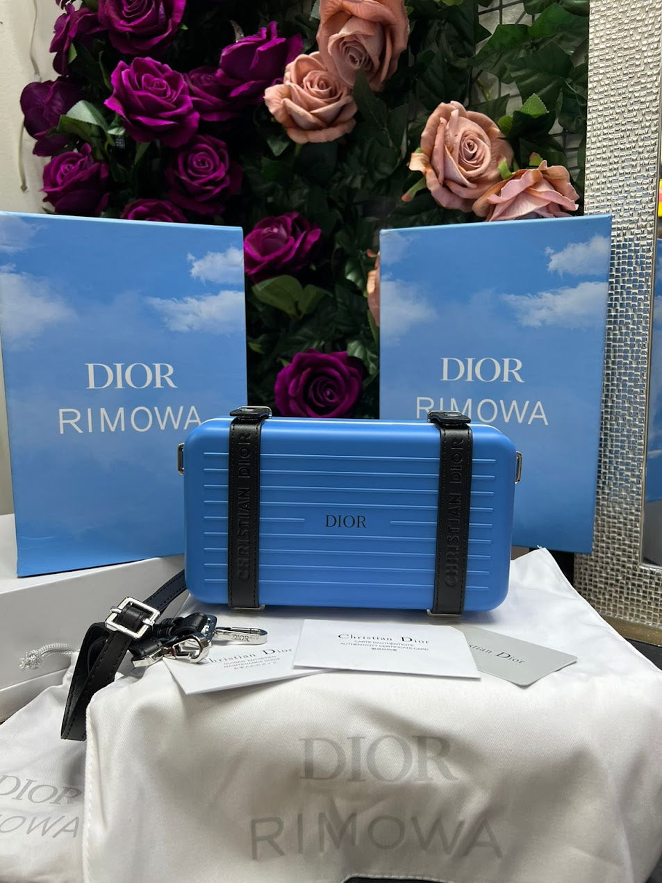 Christian Dior Rimowa Azul