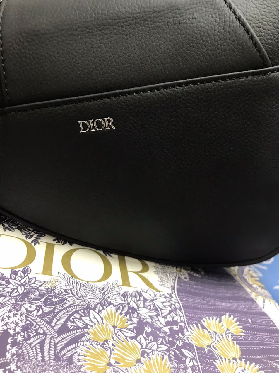 Christian Dior Negro Piel