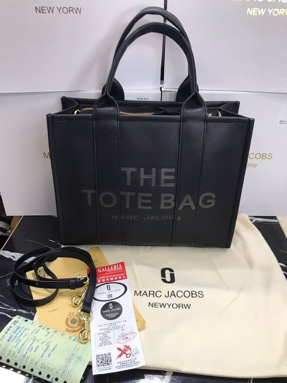 The Tote Bag Negra Piel