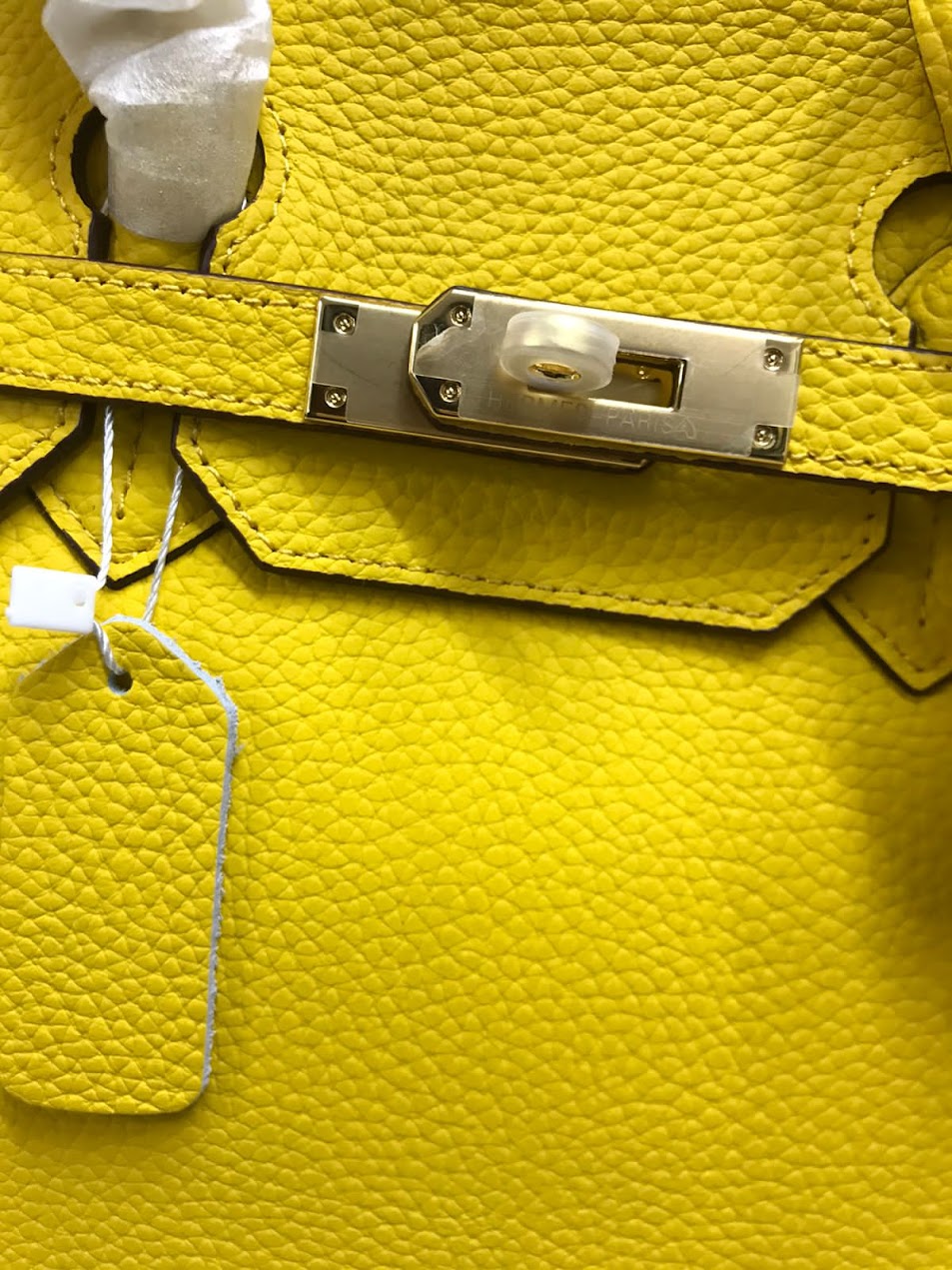 Hermes Amarillo Piel