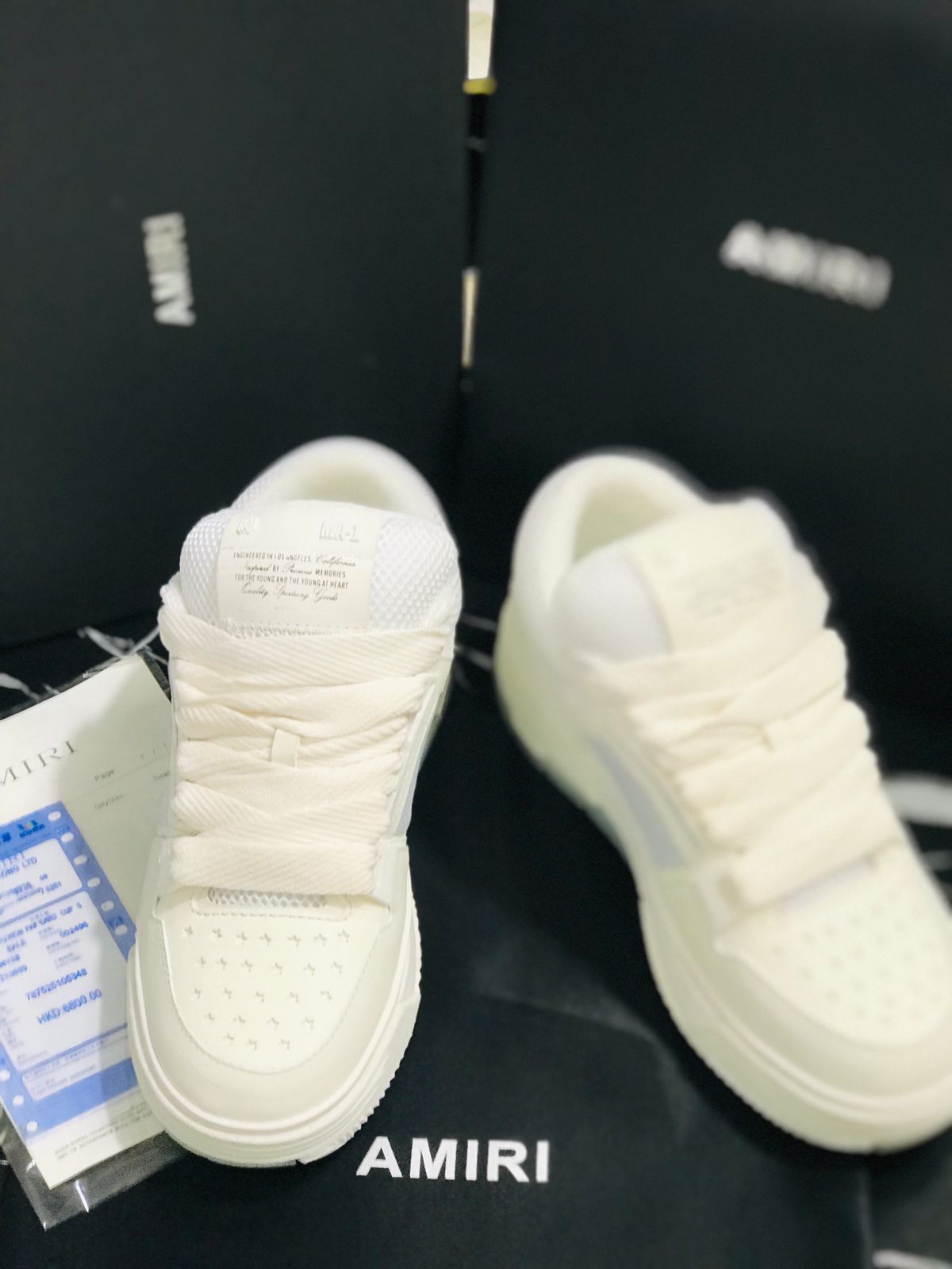 AMIRI Tenis blanco Caballero