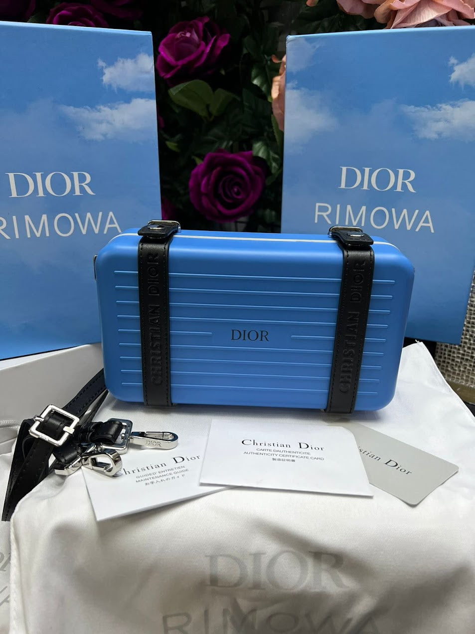 Christian Dior Rimowa Azul