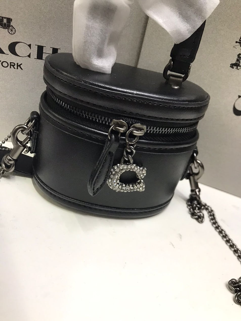 Coach New York Negra Circular Piel