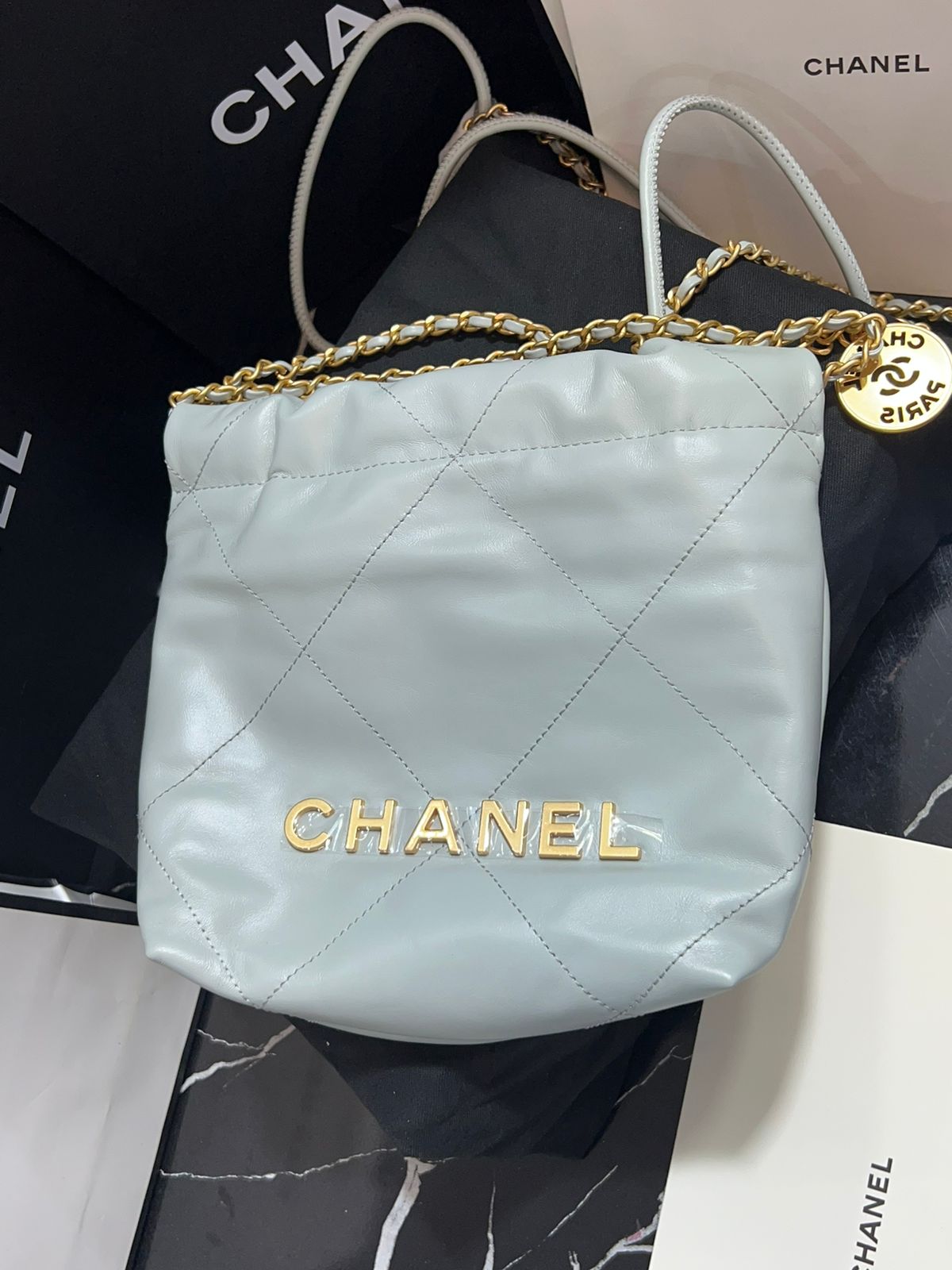 Chanel Blanco Chica  Piel