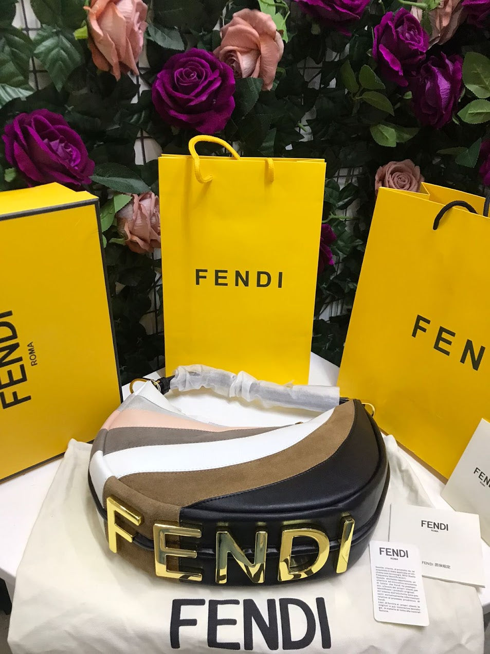 Fendi Multicolor Piel