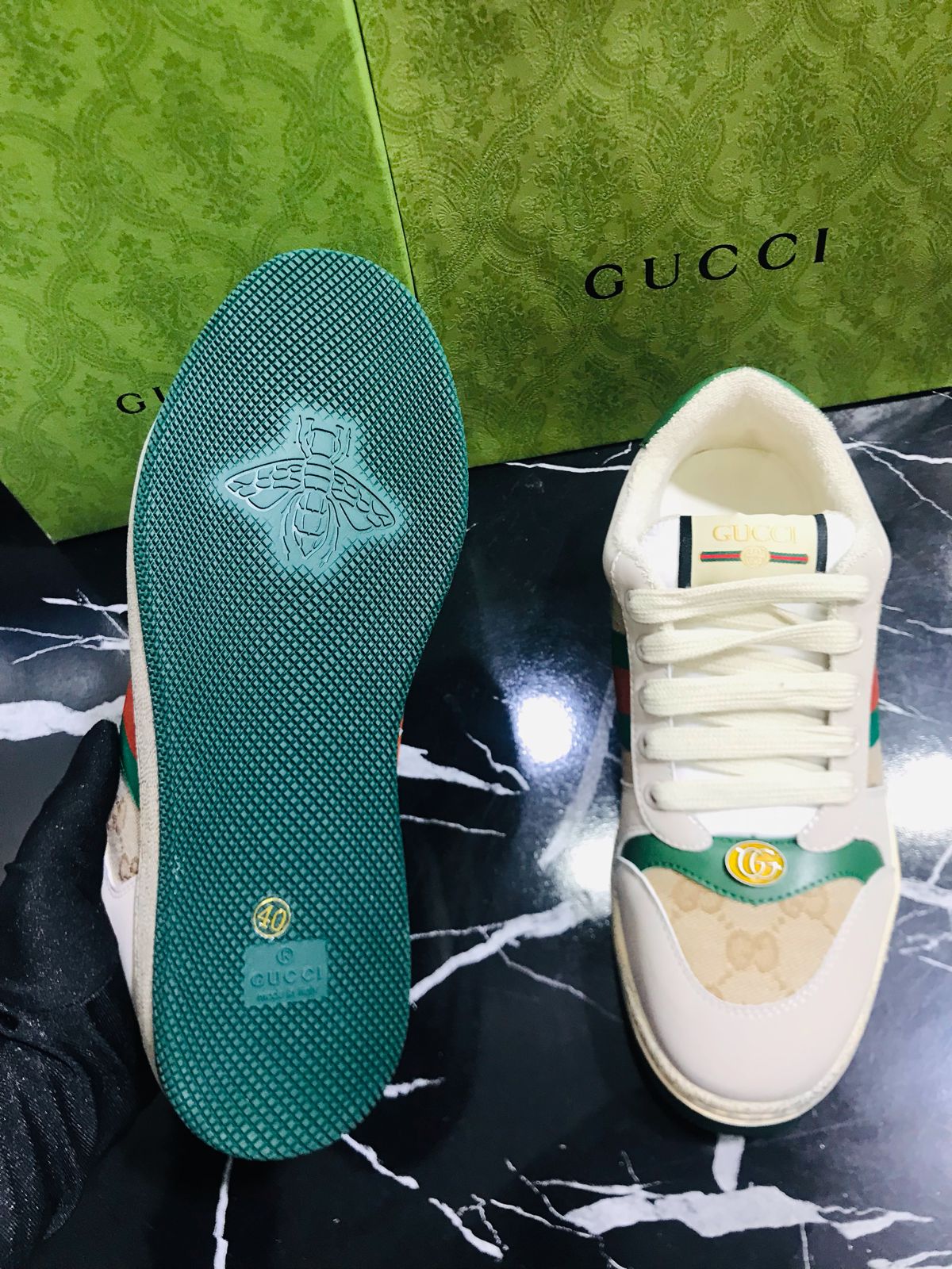 Gucci Tenis con Estampado caballero