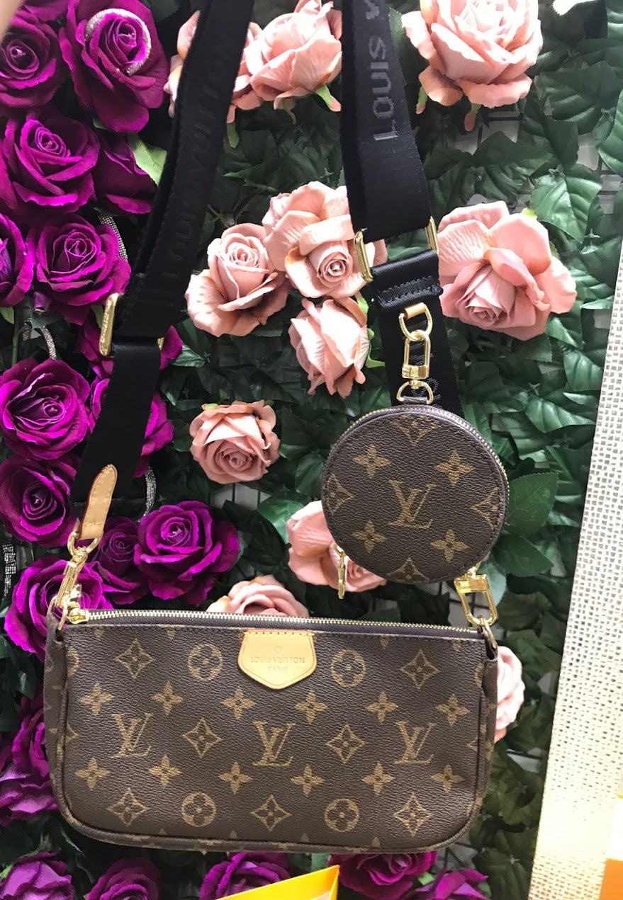 Louis Vuitton Cafe 2 Bolsas Piel