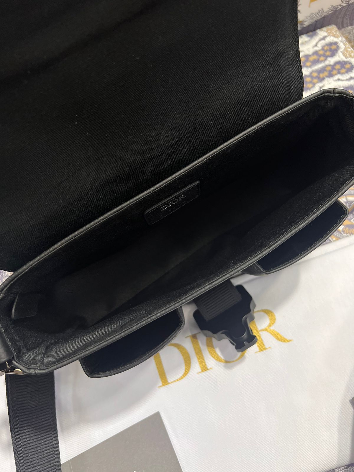 Christian Dior Negro Piel