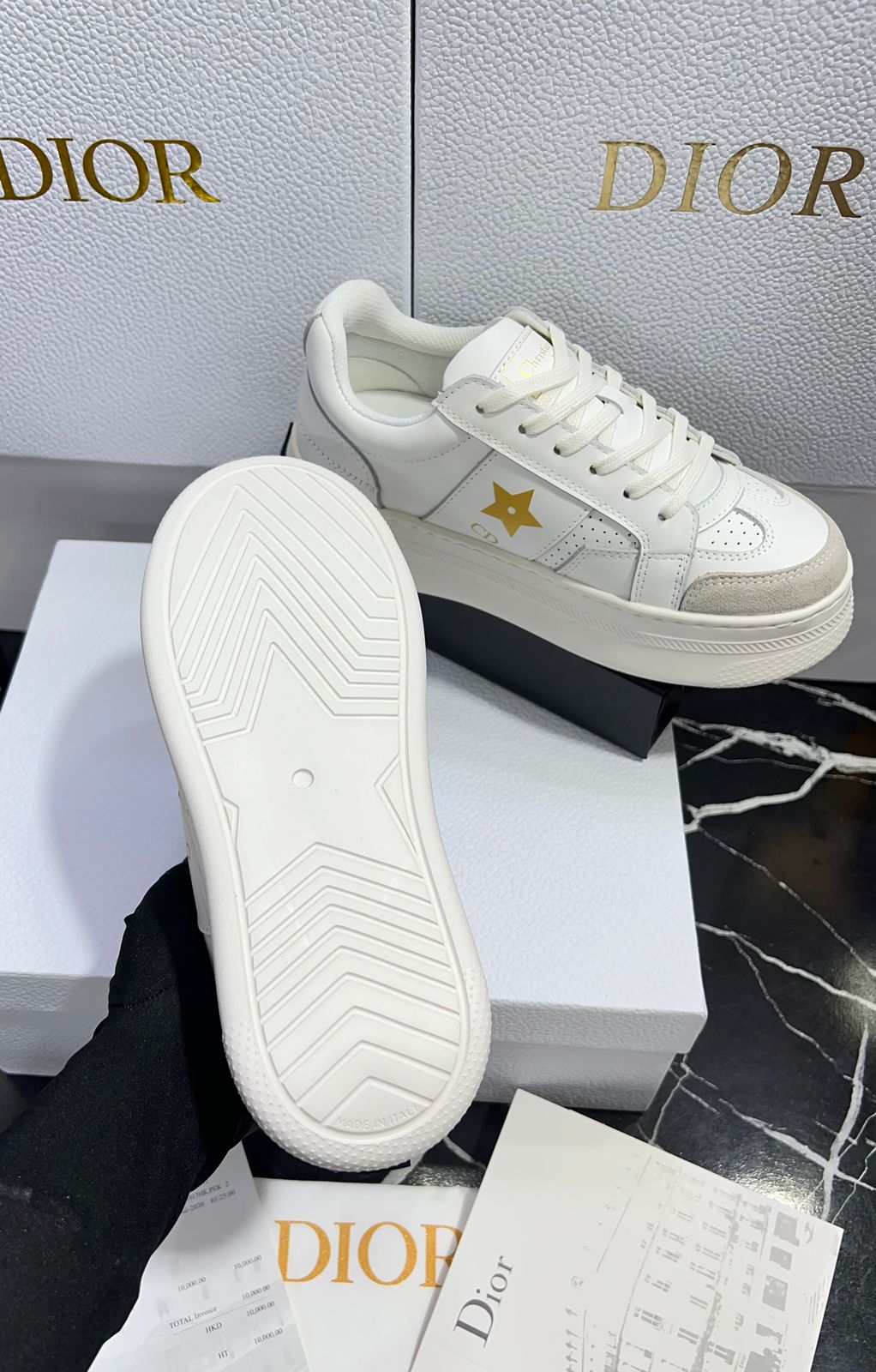 Christian Dior Tenis color blancos