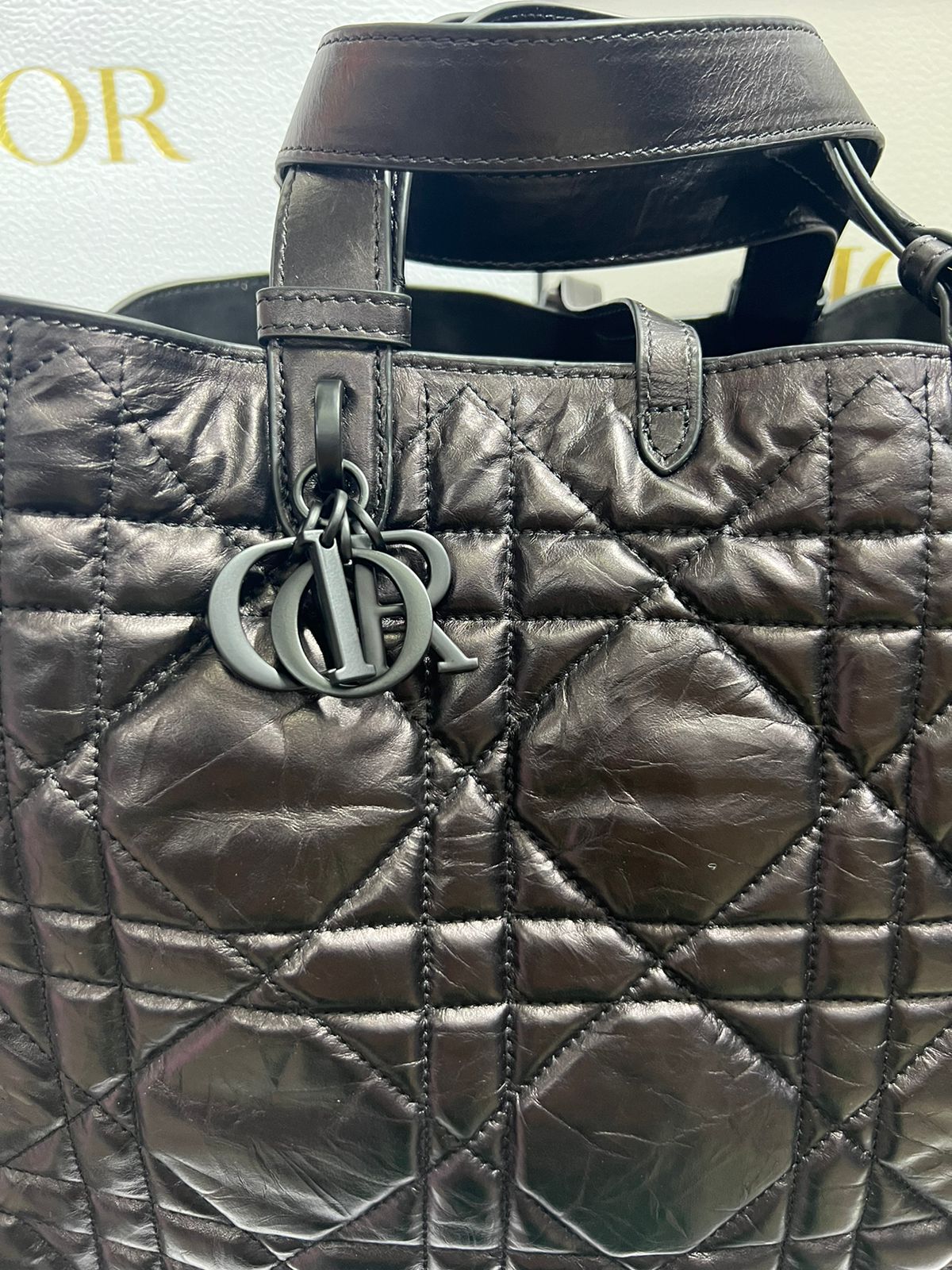 Christian Dior Negra Piel Cordero