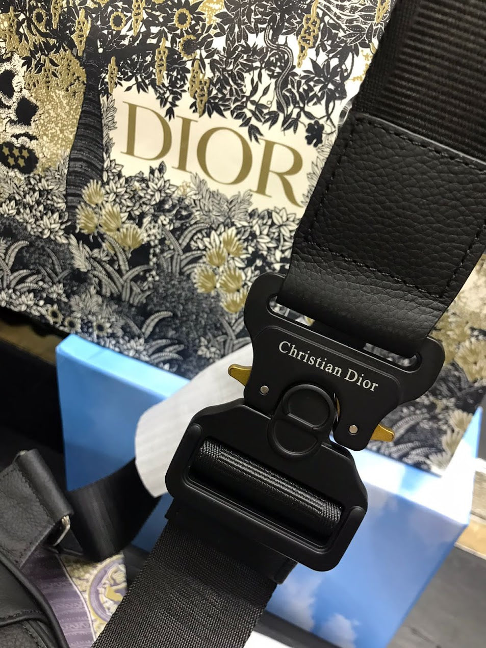 Christian Dior Negro Piel