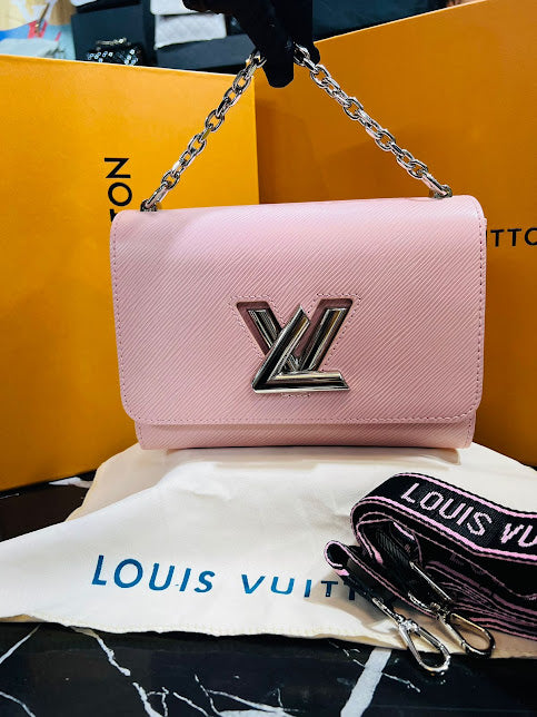 Louis Vuitton Rosa Pastel Piel