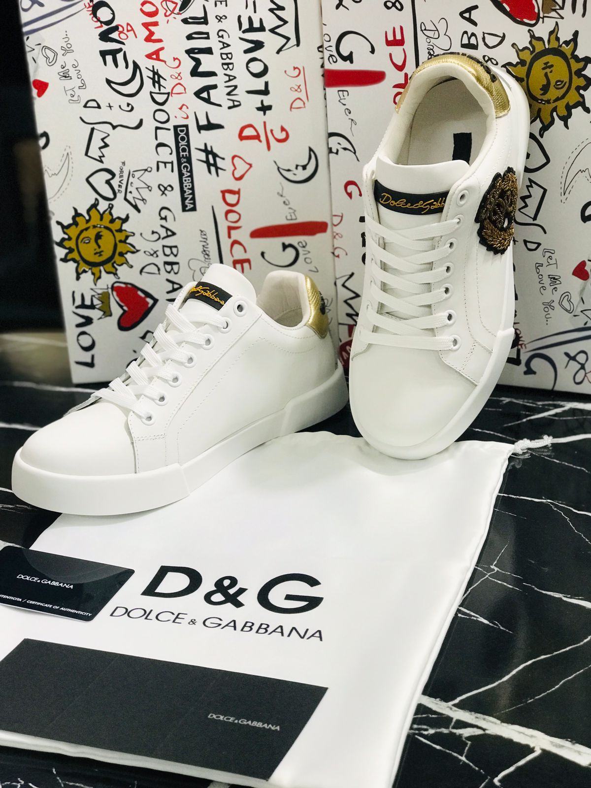 Dolce Gabana Tenis color blanco