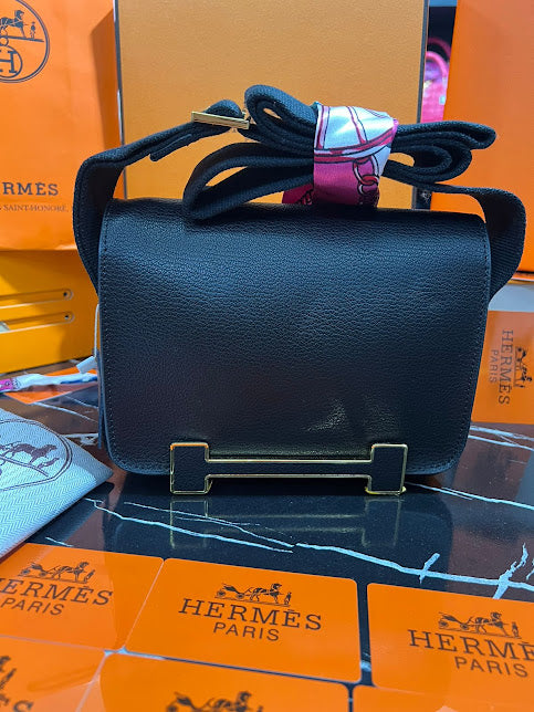 Hermes Negro Piel