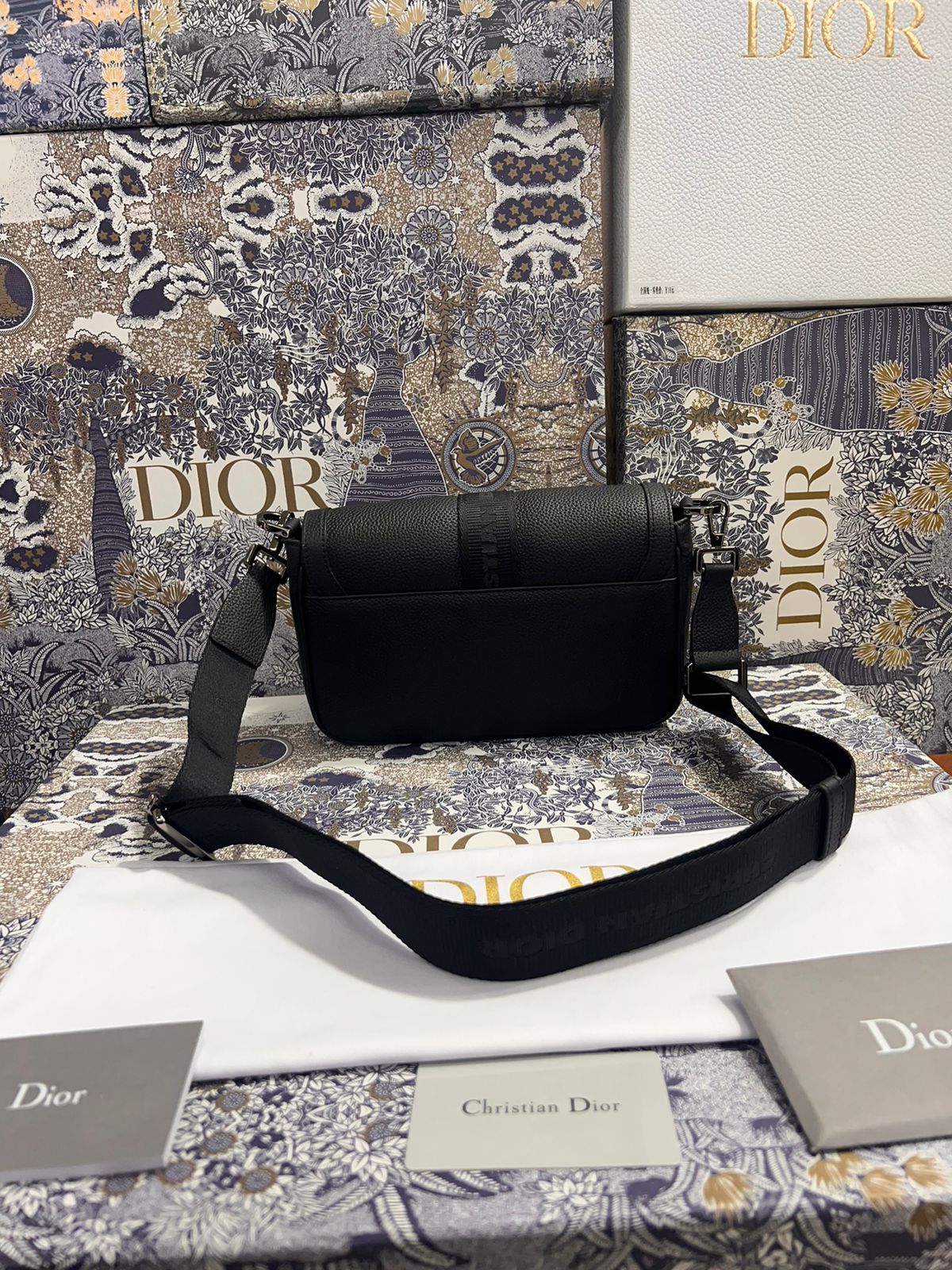 Christian Dior Negro Piel