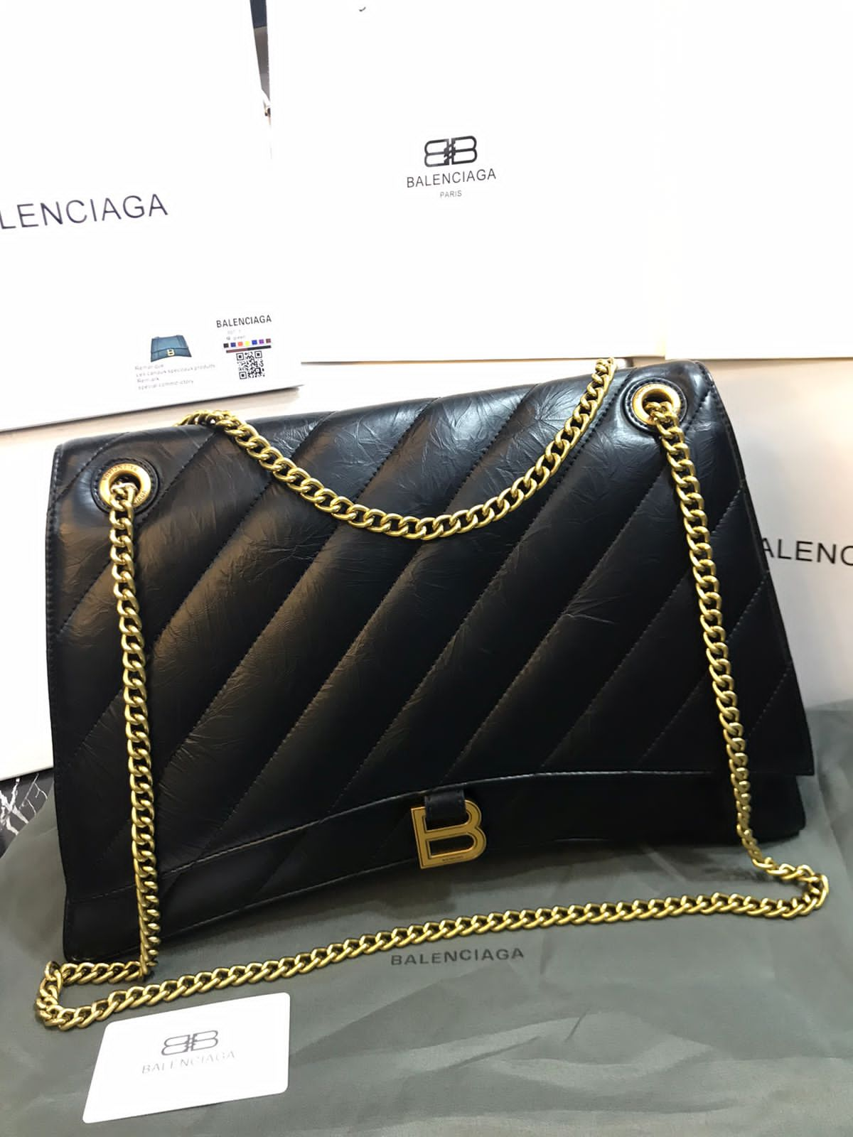 Balenciaga Negro Piel