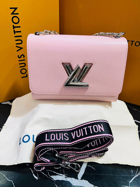 Louis Vuitton Rosa Pastel Piel