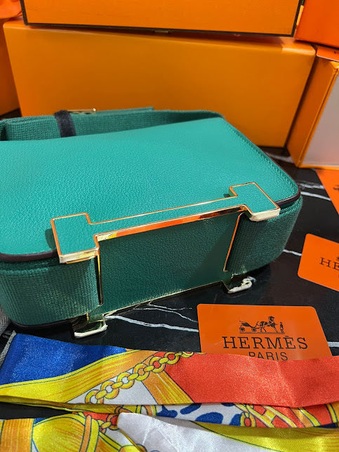 Hermes Verde Piel