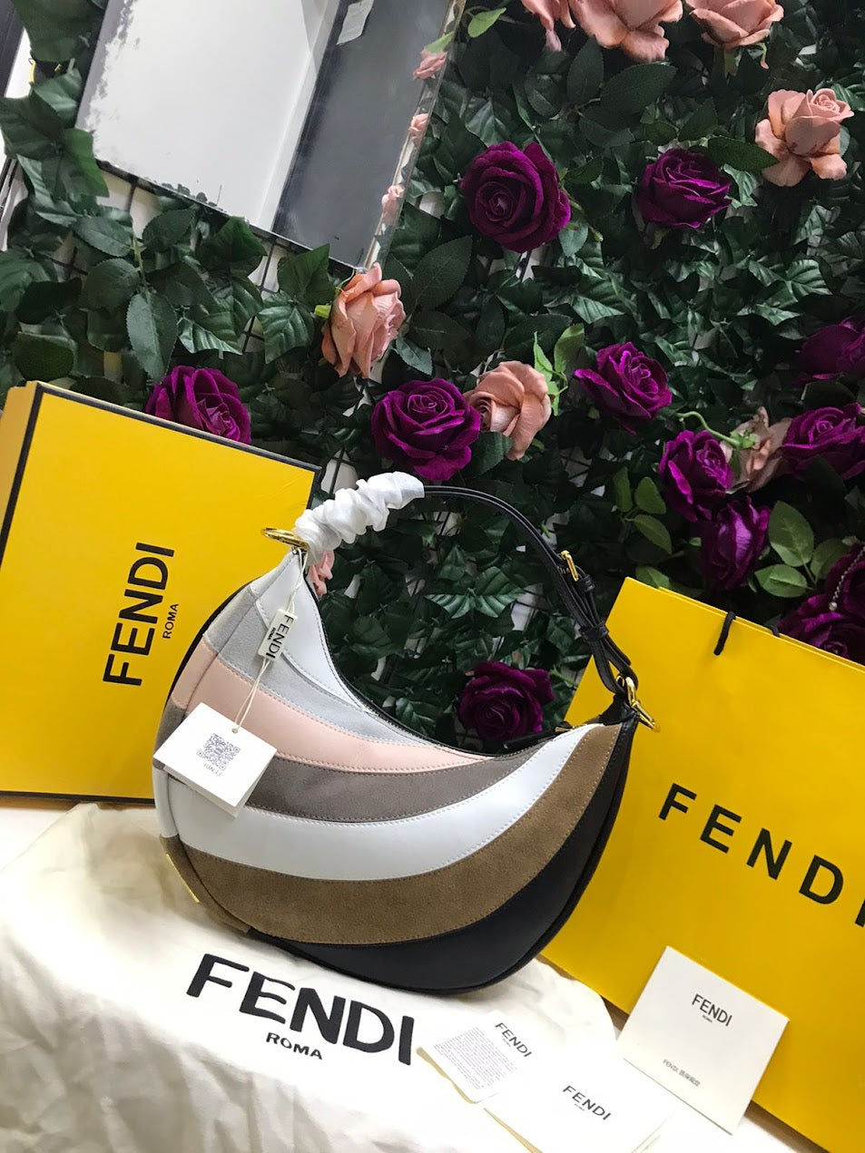 Fendi Multicolor Piel