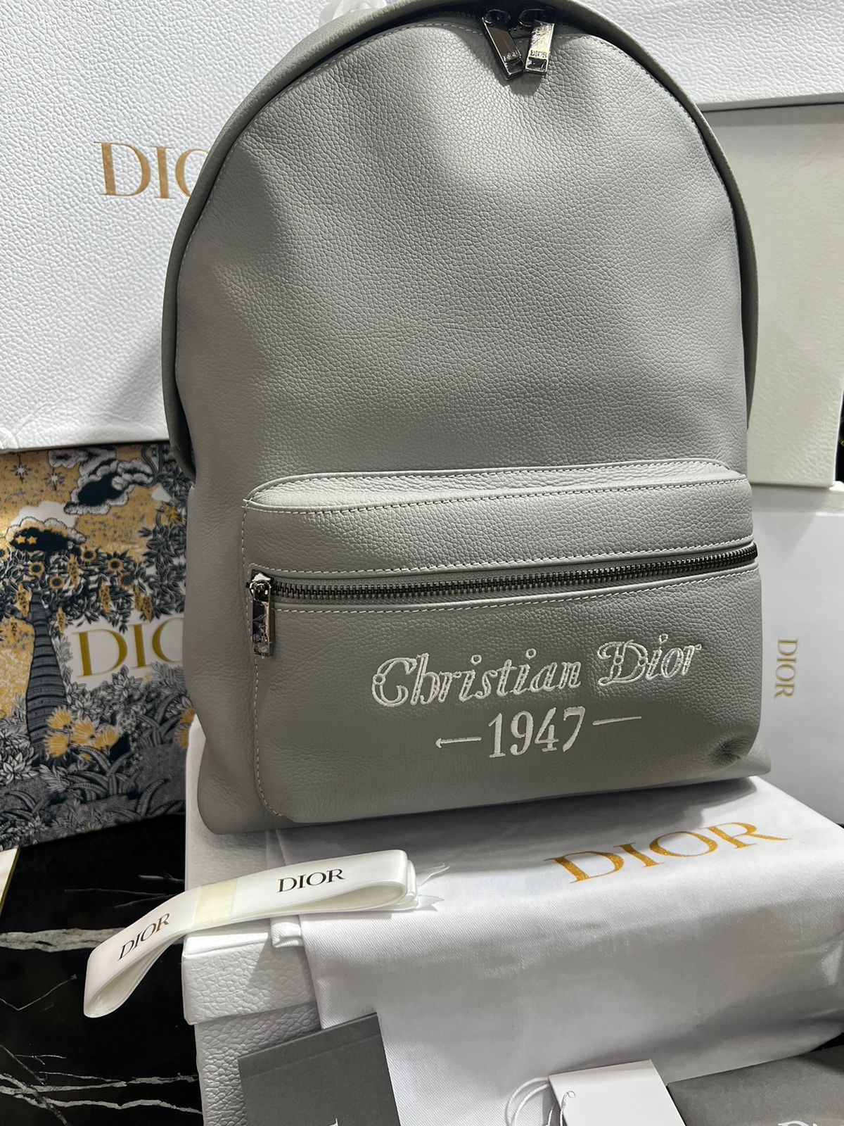 Christian Dior Gris Piel