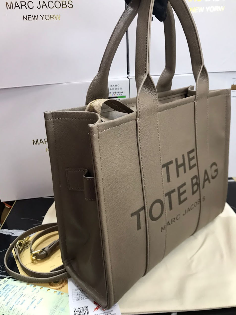 The Tote Bag Cafe Piel