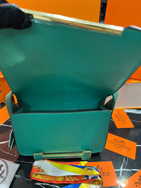 Hermes Verde Piel