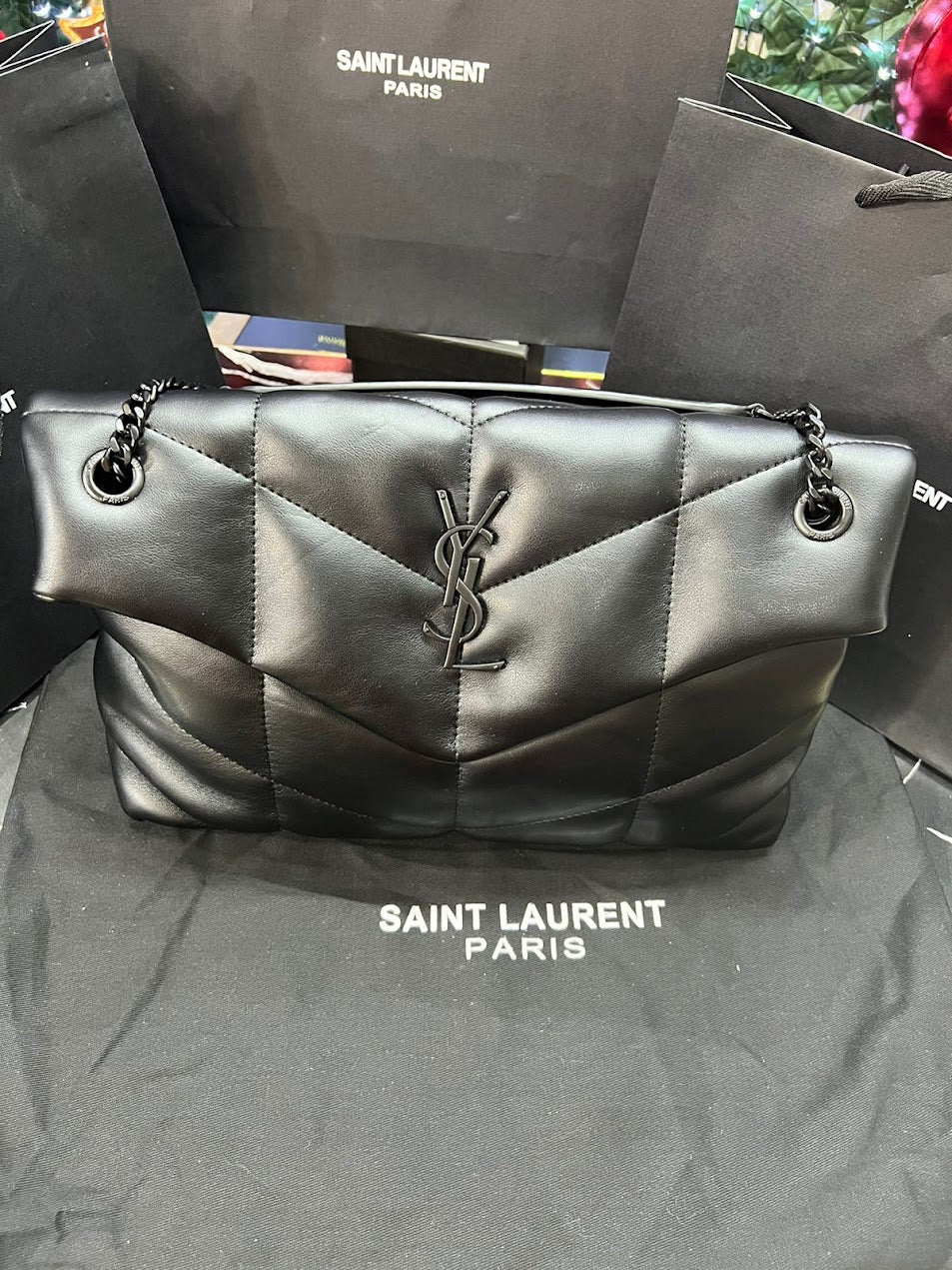 Saint Laurent YSL Negra Piel