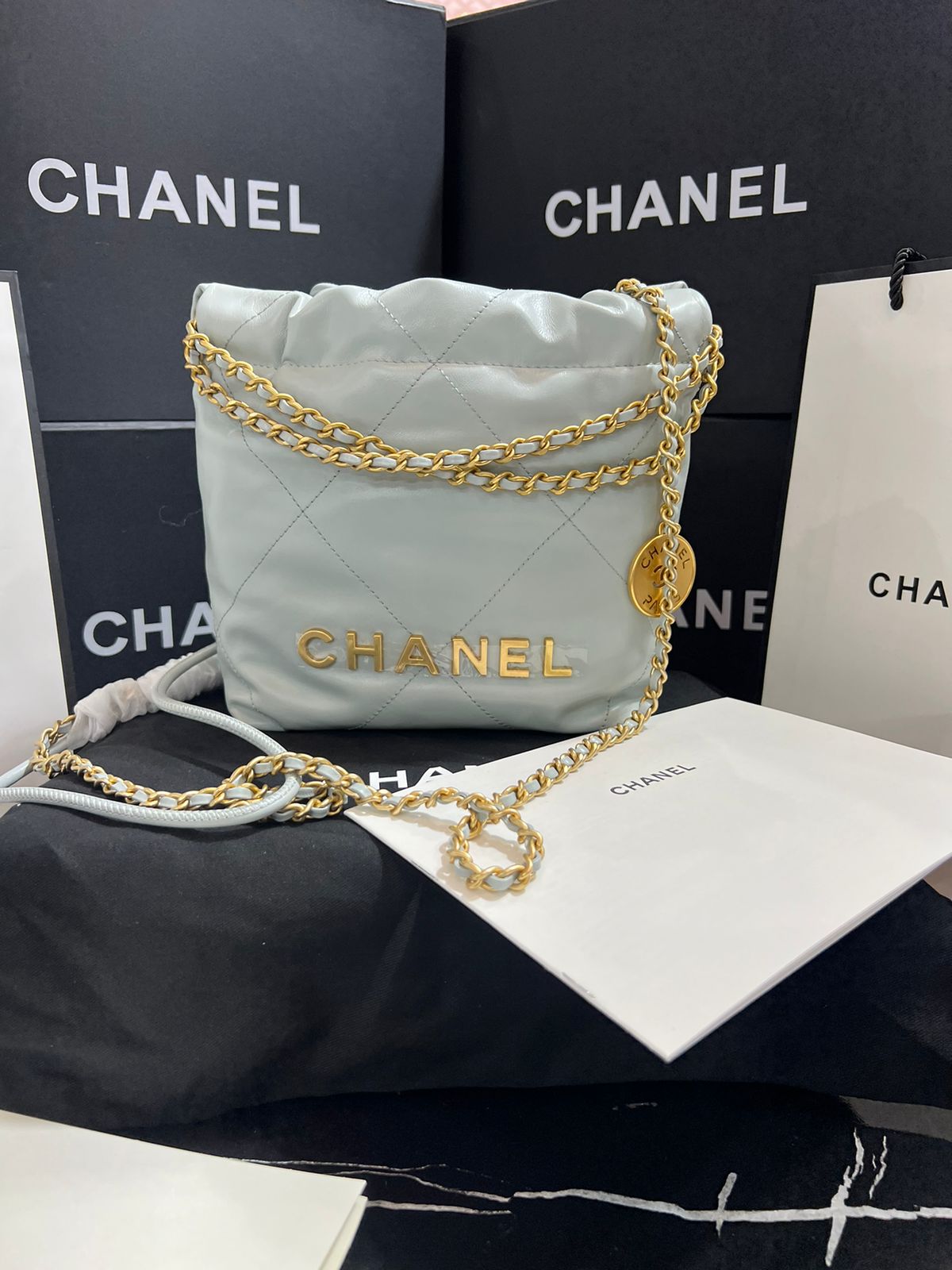 Chanel Blanco Chica  Piel