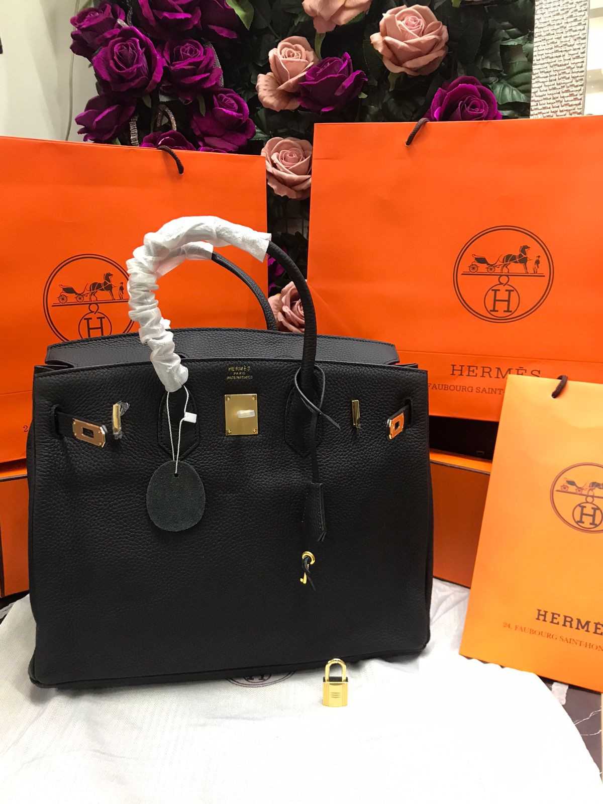 Hermes Birkin Negra Piel