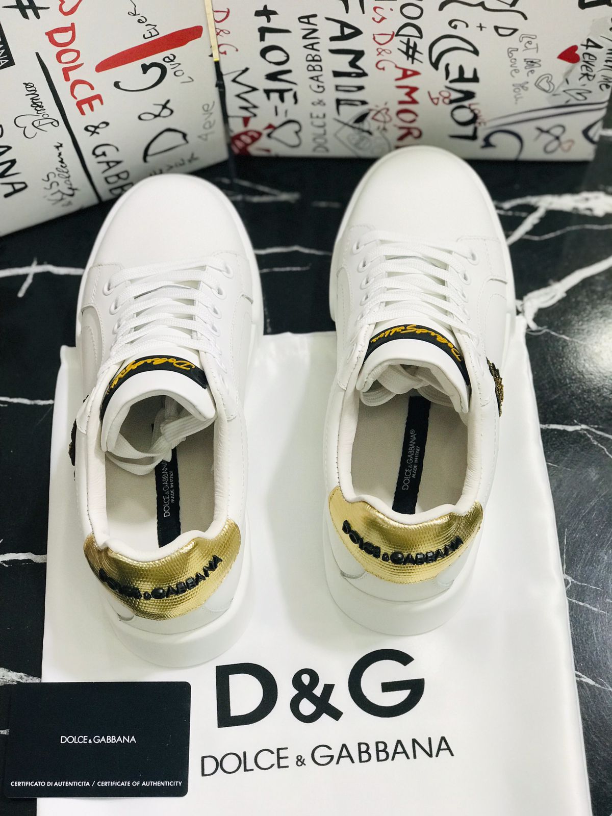 Dolce Gabana Tenis color blanco