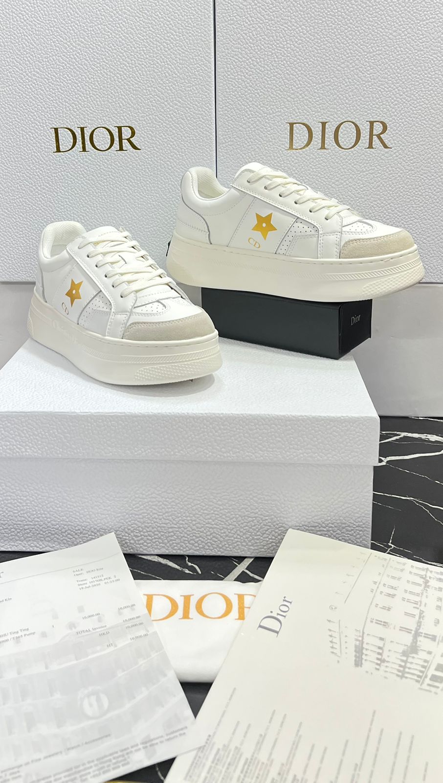 Christian Dior Tenis color blancos