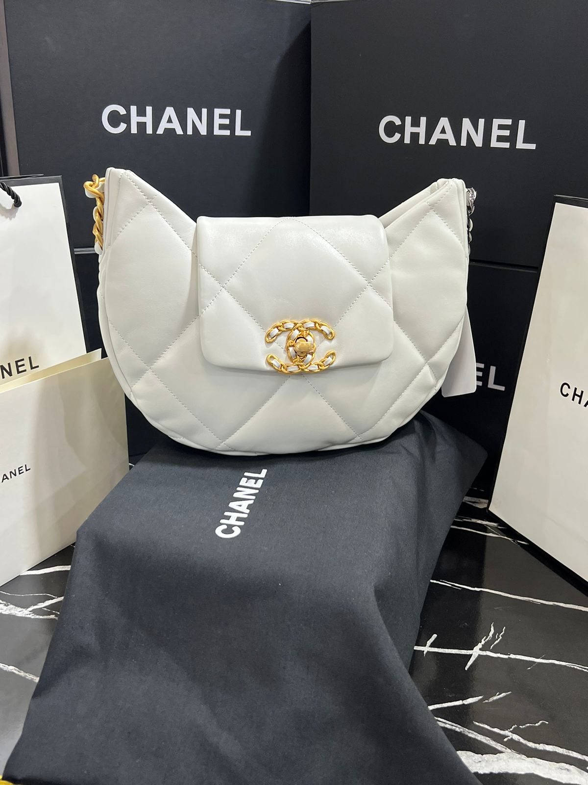 Chanel Blanco Piel