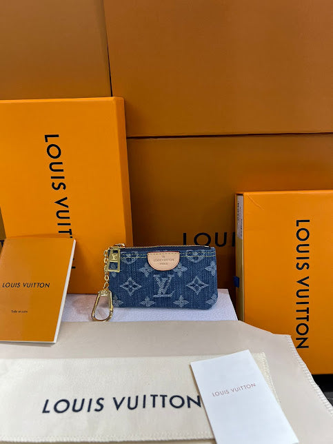 Louis Vuitton Monedero Mezclilla y Piel