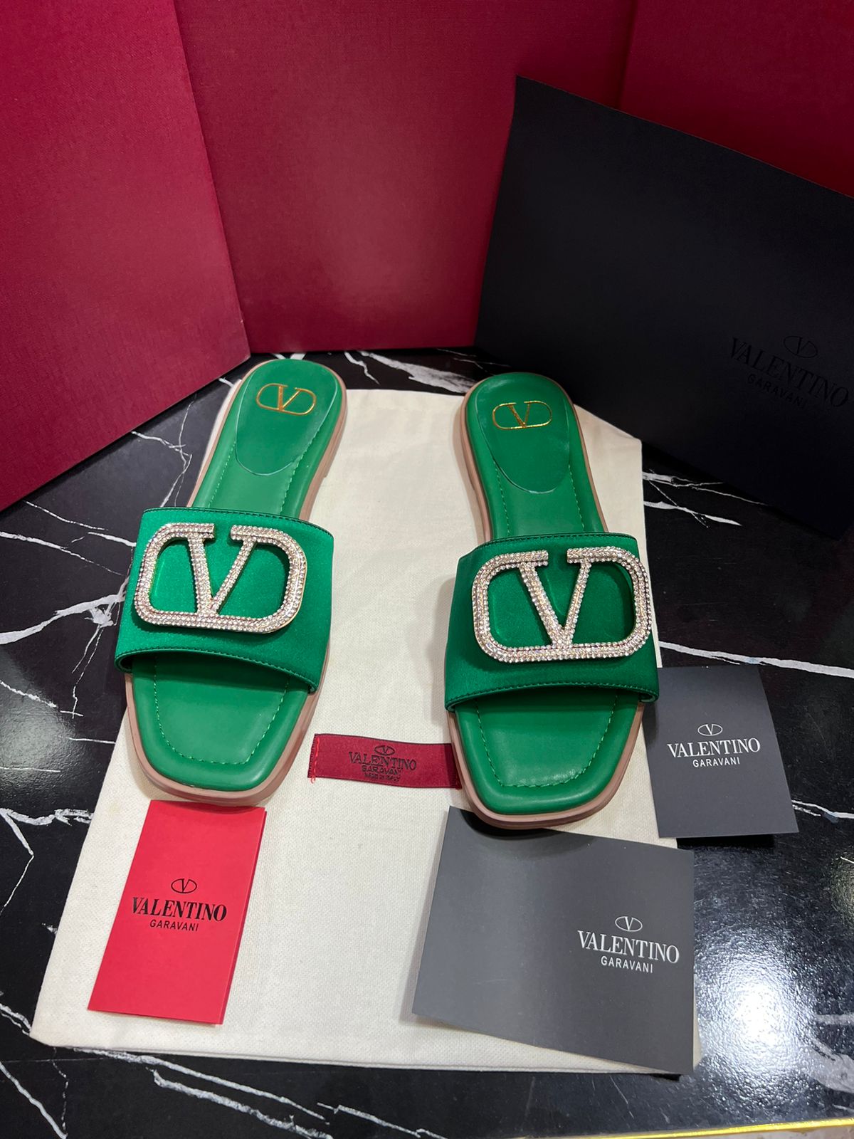 Valentino Sandalia color verde