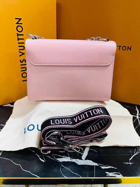 Louis Vuitton Rosa Pastel Piel