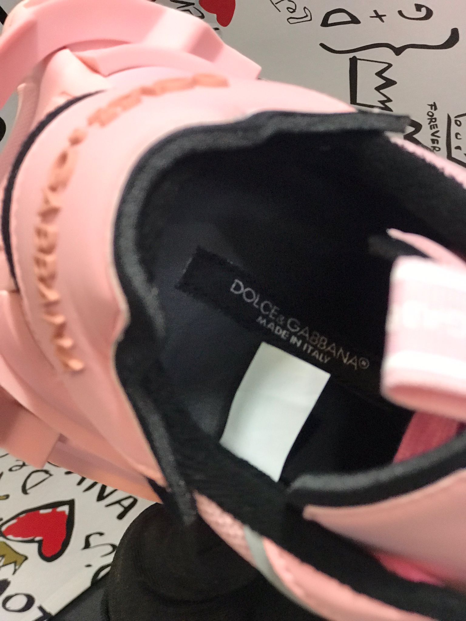 Dolce Gabbana Tenis color rosa