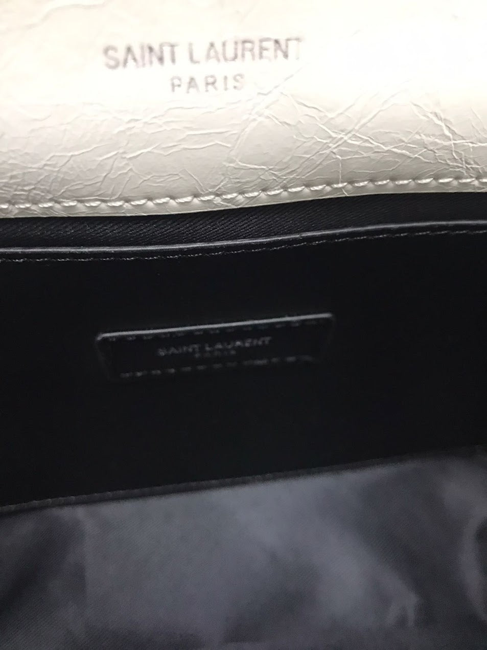 Saint Laurent YSL Blanco Piel