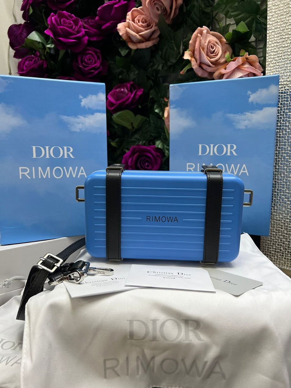 Christian Dior Rimowa Azul