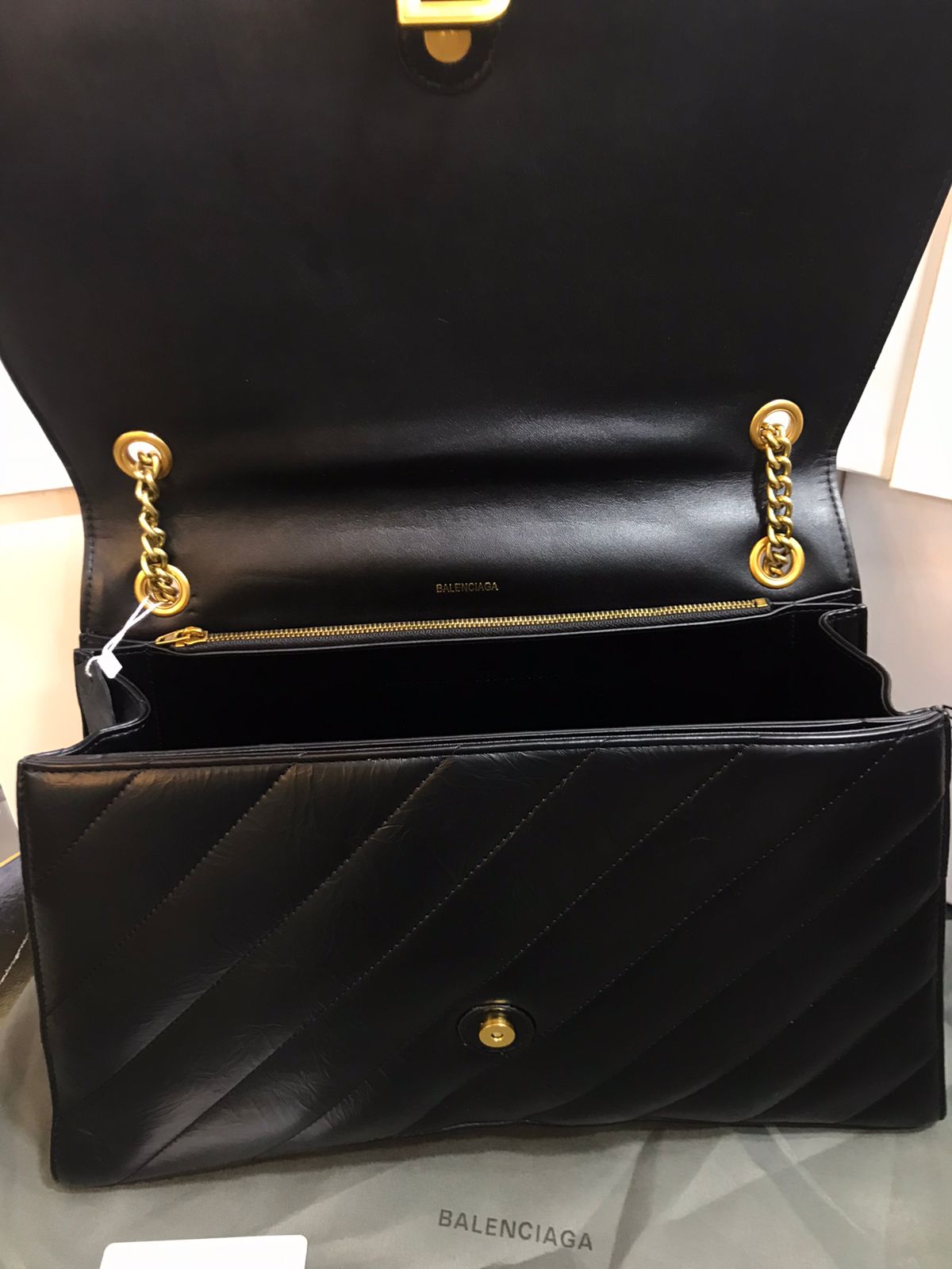 Balenciaga Negro Piel