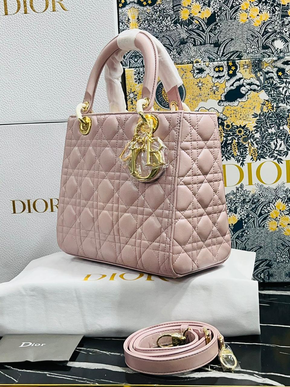 Christian Dior Rosa Piel