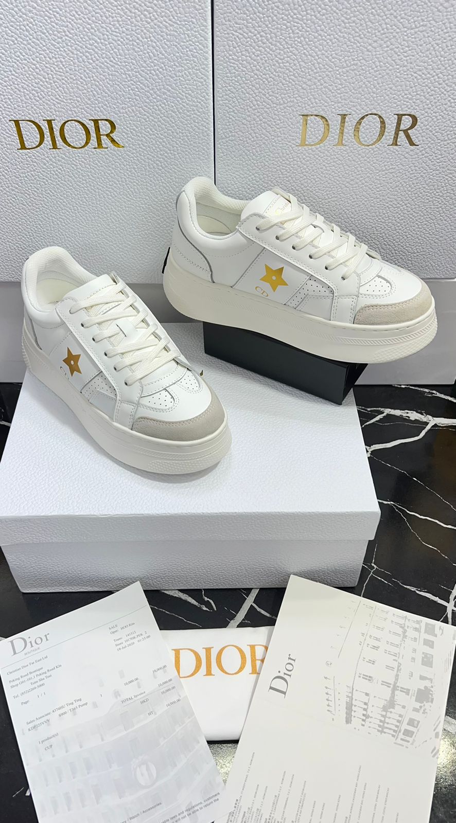 Christian Dior Tenis color blancos