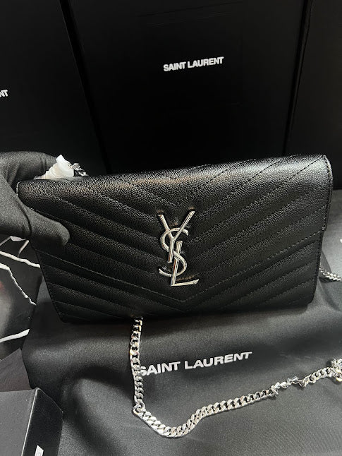 Saint Laurent Negra Piel