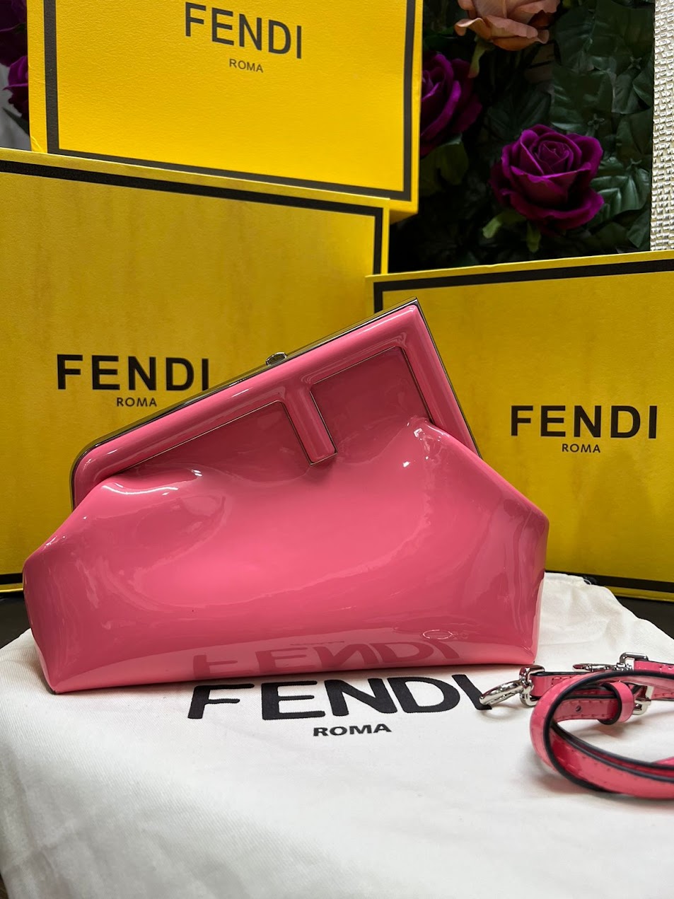 Fendi Roma Rosa Vinyl