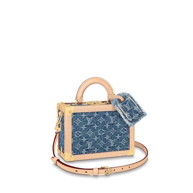 Louis Vuitton Azul Mezclilla Piel