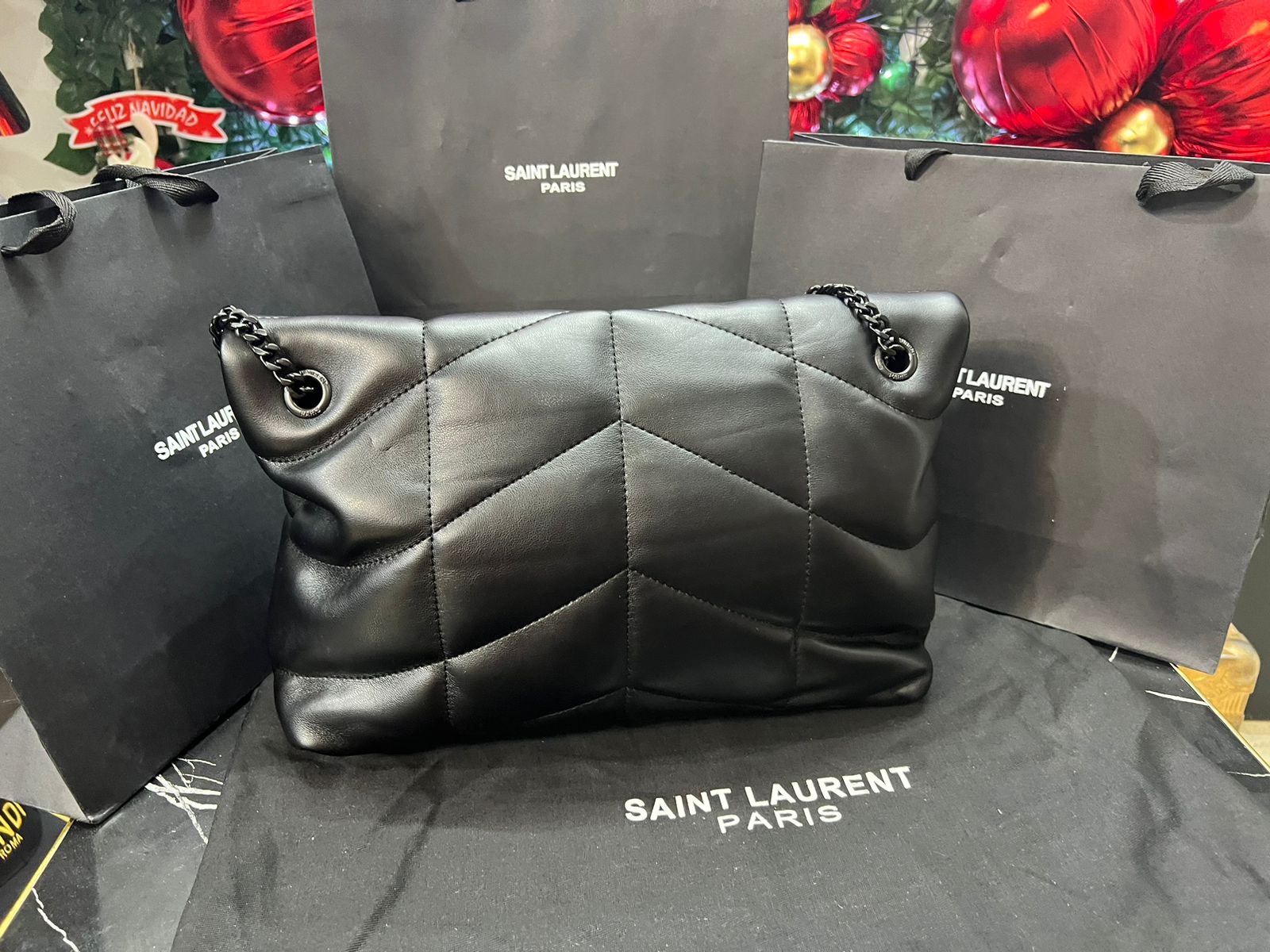 Saint Laurent YSL Negra Piel