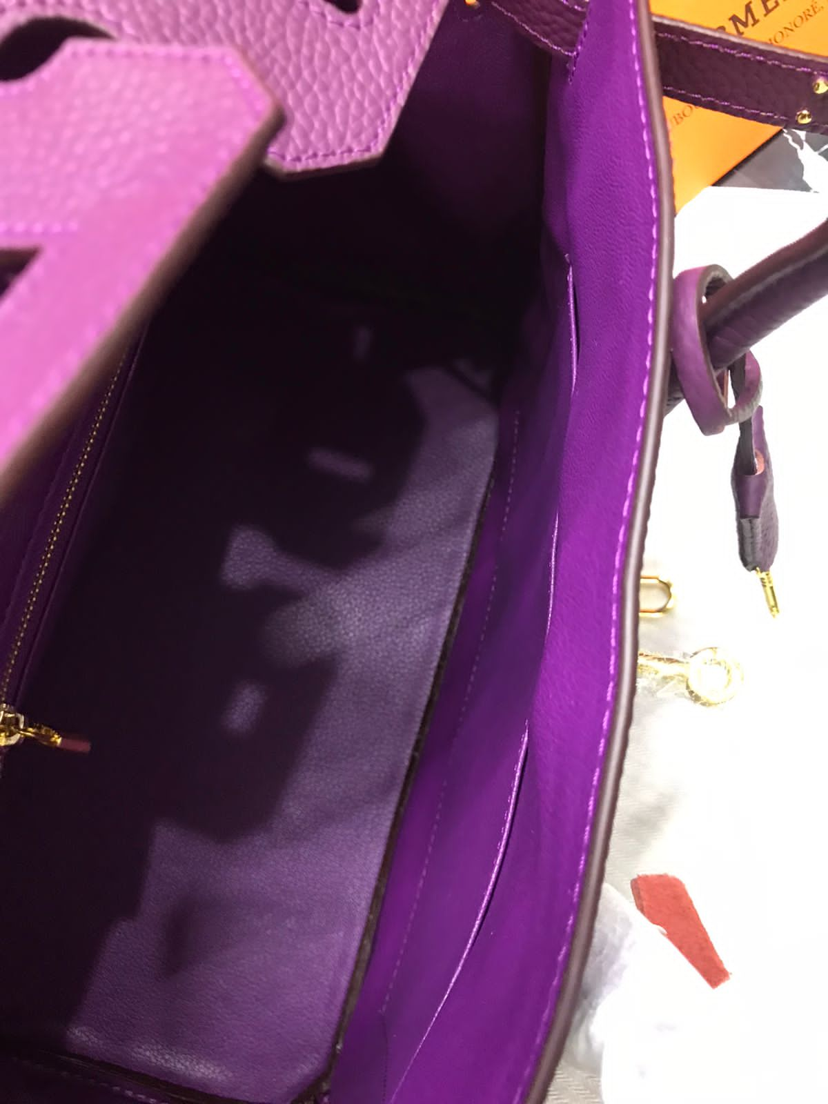 Hermes Birkin Morada Piel