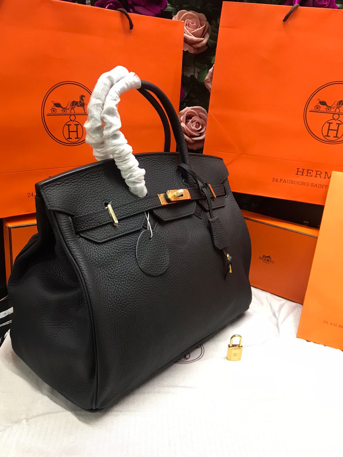 Hermes Birkin Negra Piel